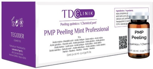 [TDC-34251] TDC CLINIK PMP PEELING MINT PROFESS 5X10